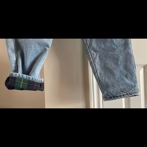 Mens 30x30 LL BEAN fully lined heavyweight denim